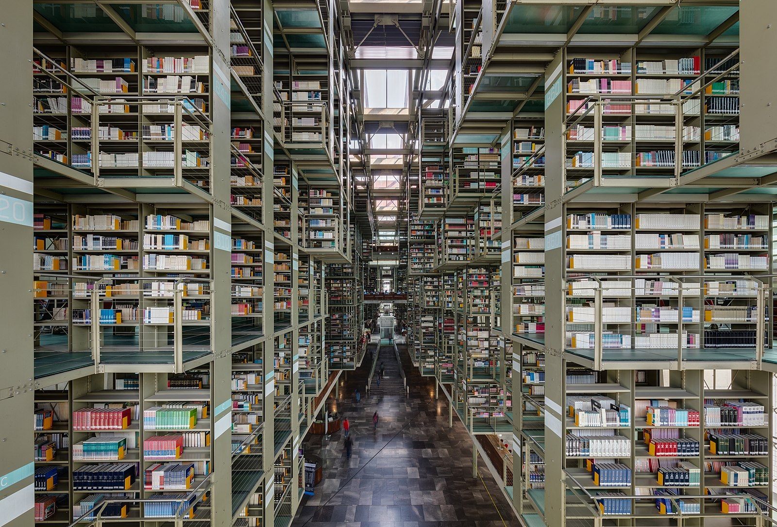 Photo by Wikimedia Commons: Biblioteca Vasconcelos, Ciudad de México, Mexico