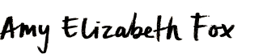 Amy Elizabeth Fox