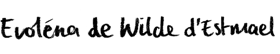 Evoléna de Wilde d'Estmael