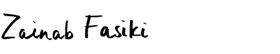 Zainab Fasiki