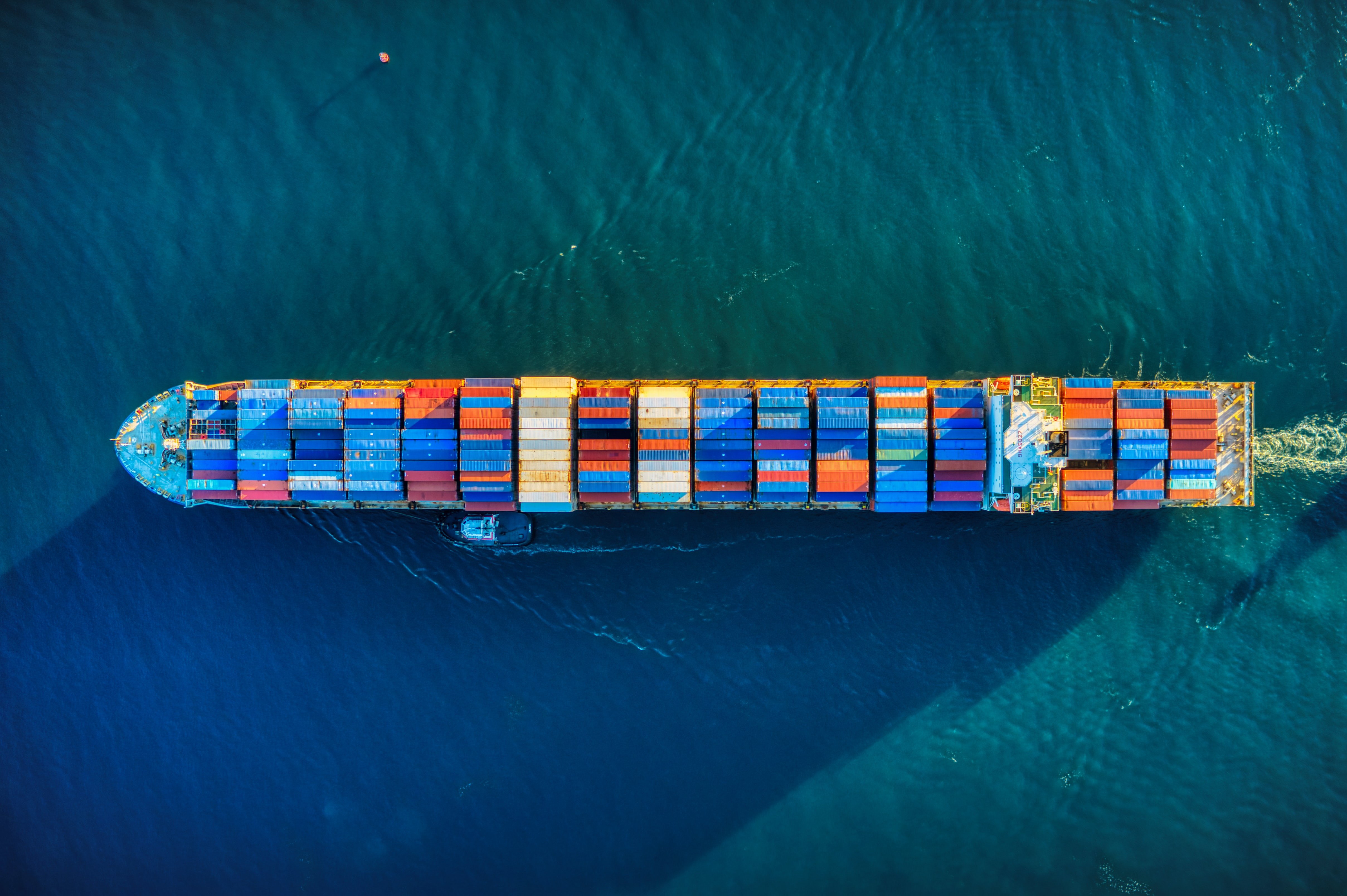 Photo by Cameron Venti: A cargo ship